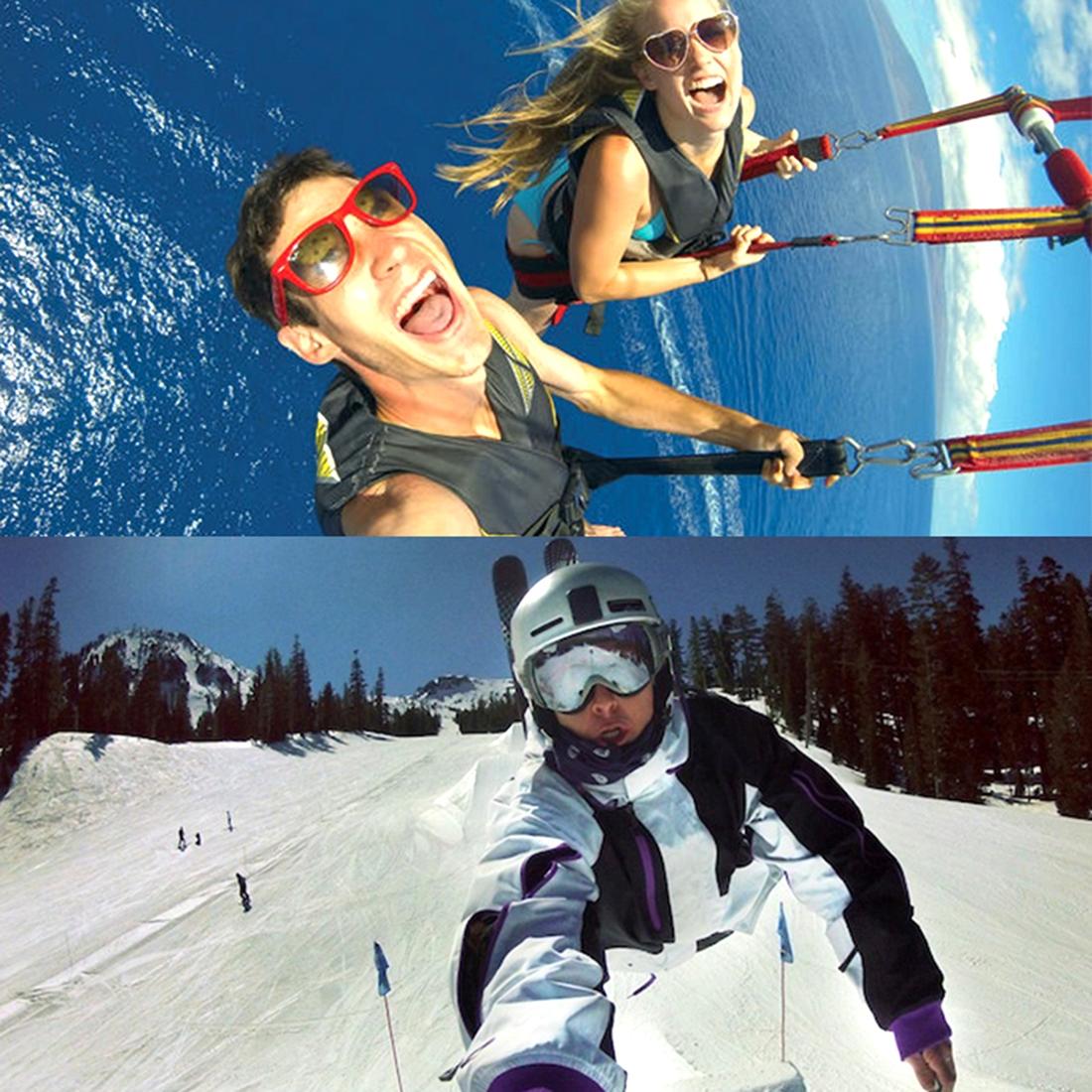 Extendable Monopod for Action Cameras - 49cm - Gold