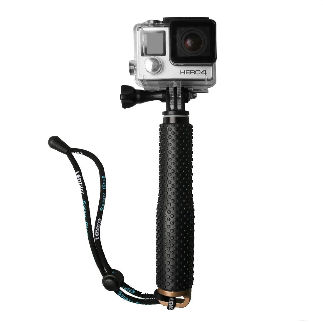 Extendable Monopod for Action Cameras - 49cm - Gold