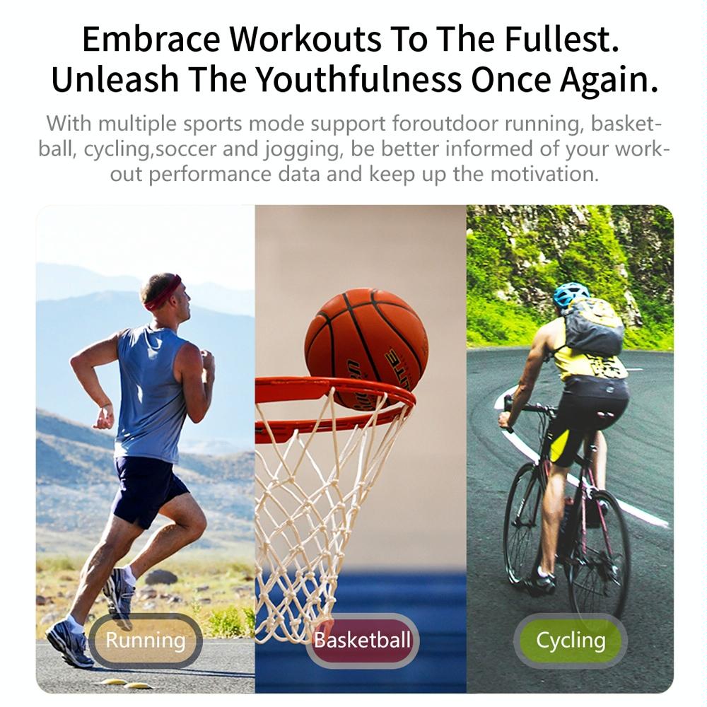 Smart Bracelet With Colour Screen Ip67 Waterproof Call / Heart Rate / Sleep / Sedentary Reminder - Gold