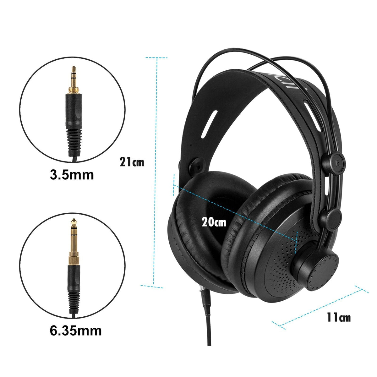 Black Gold Recording Headphones Yanmai D68