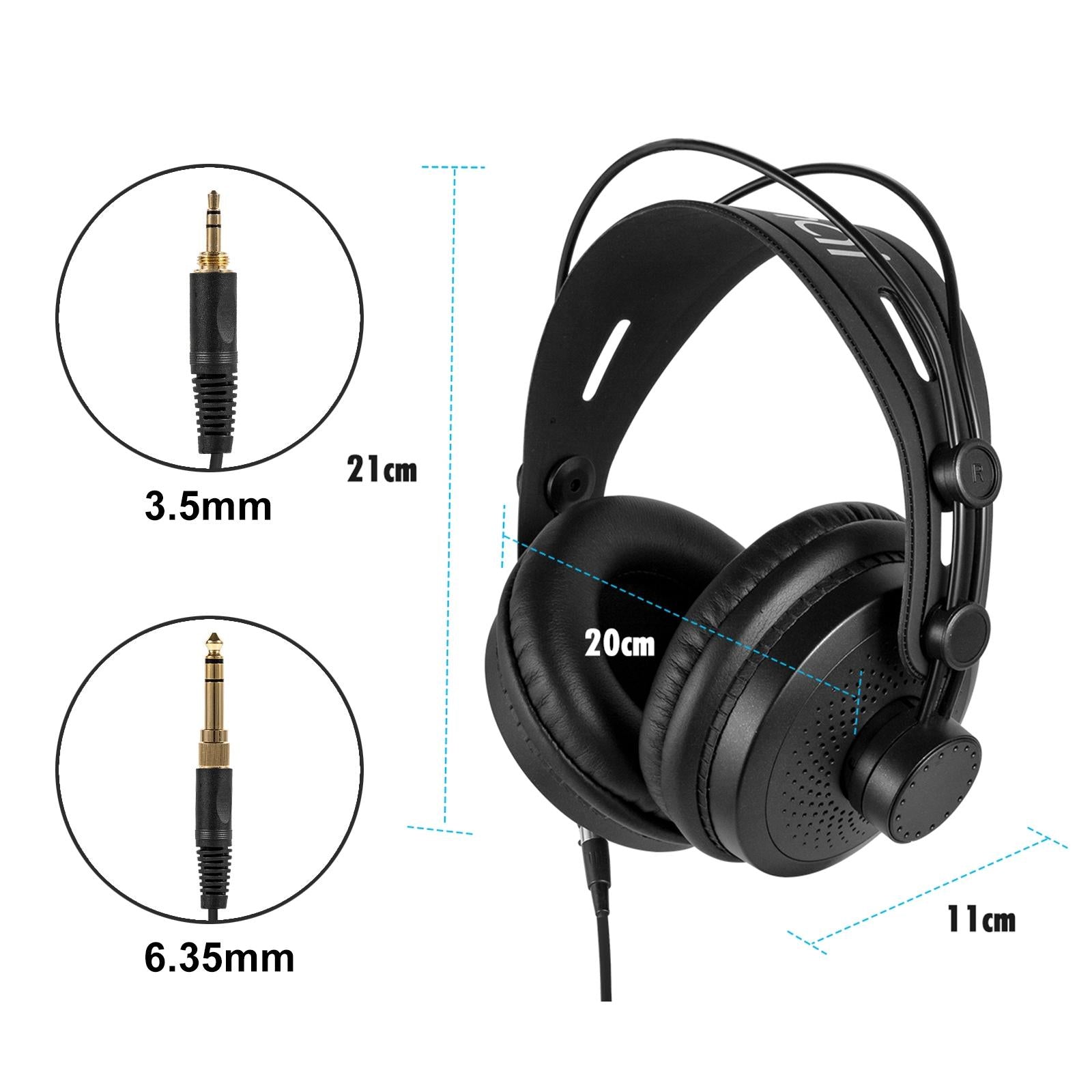Black Gold Recording Headphones Yanmai D68