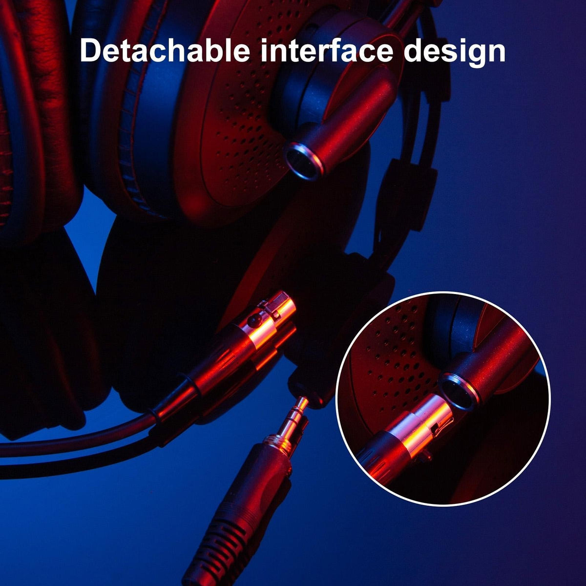 Black Gold Recording Headphones Yanmai D68