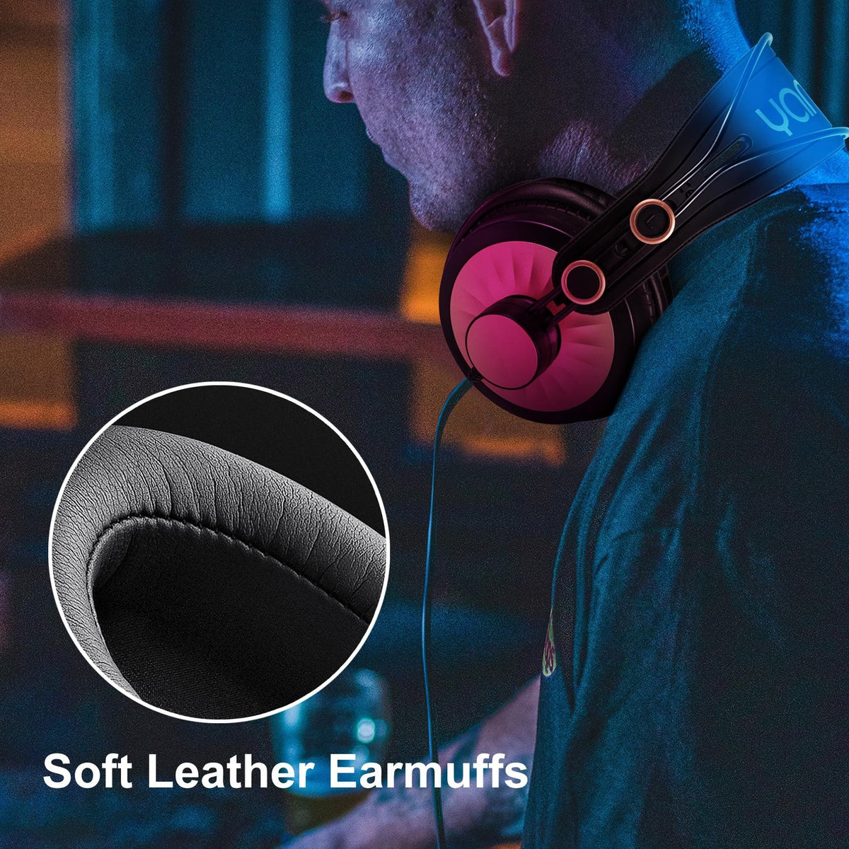 Black Gold Recording Headphones Yanmai D68