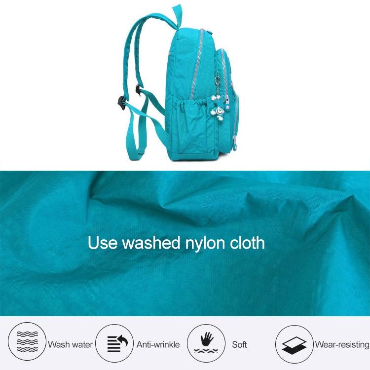 Versatile Teen Backpack for School & Travel - 27x13x37cm - Purple Red