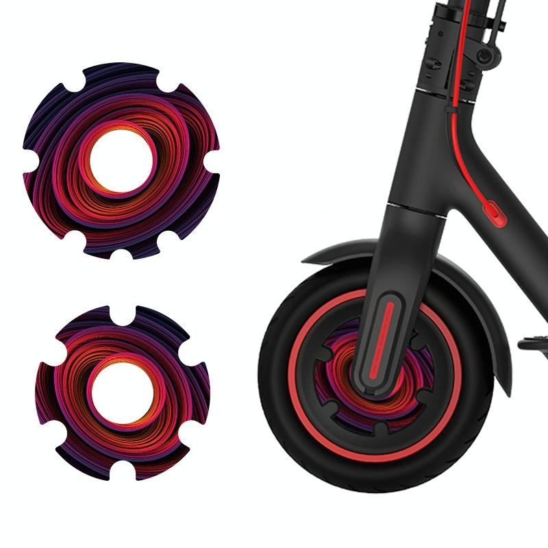 Waterproof Sticker for Xiaomi M365 Scooter Motor - 1 Pair - Colorful 11