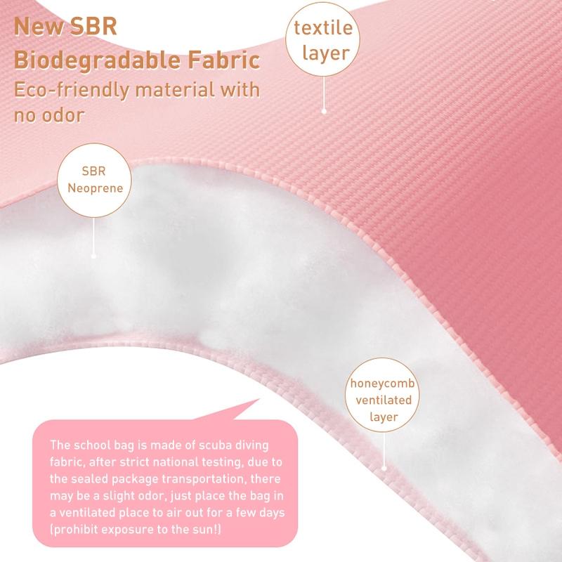 Kids' Anti-lost School Bag - Secure & Stylish - Pink Apple Medium