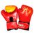 Adult Flame Pattern Pu Leather Boxing Gloves - Fitness - Blue