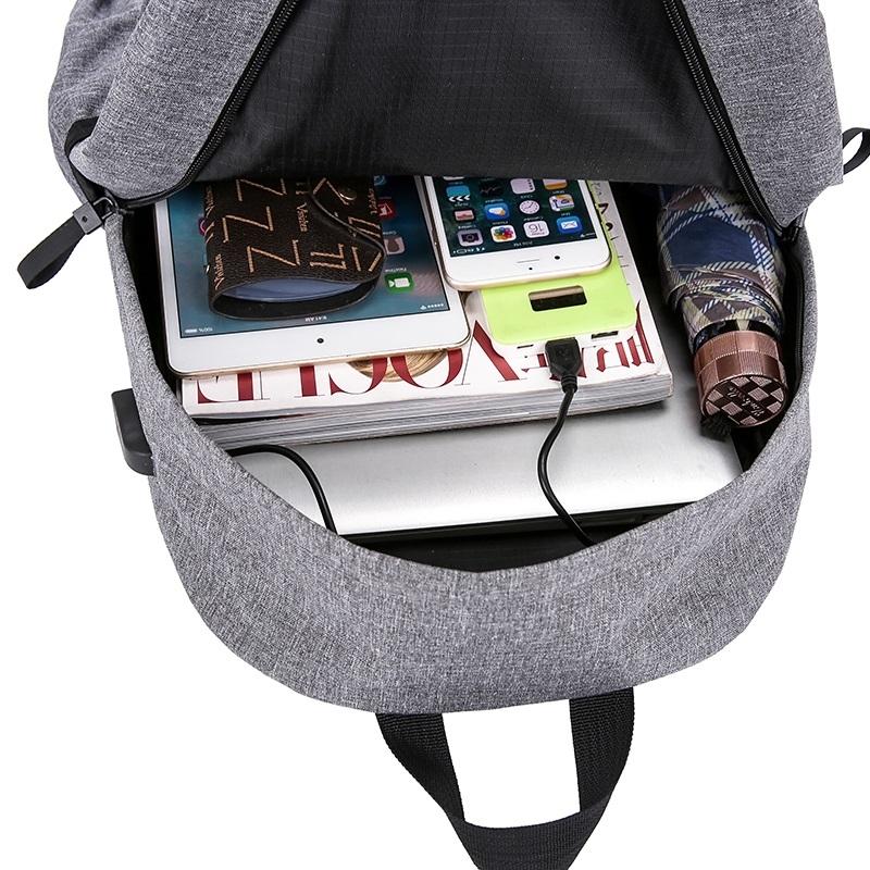 Outdoor Travel Usb Backpack - Compact & Durable - Blue