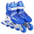 Flash Straight Row Roller Skating Shoes Suit for Children and Adults - Small Size - Blue