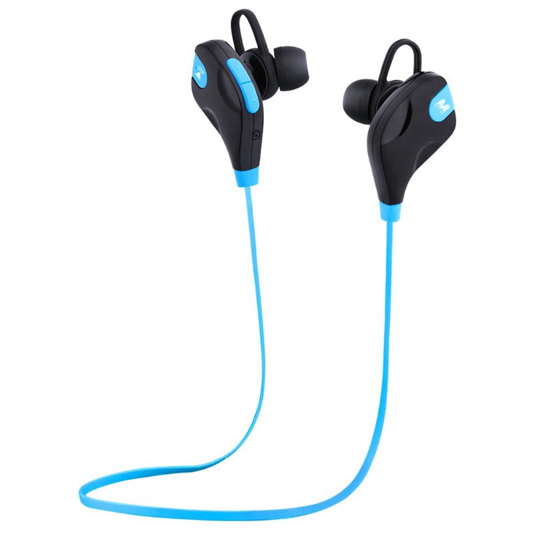 Wireless Bluetooth Earphones with Mic &amp; Control - M8 - Blue