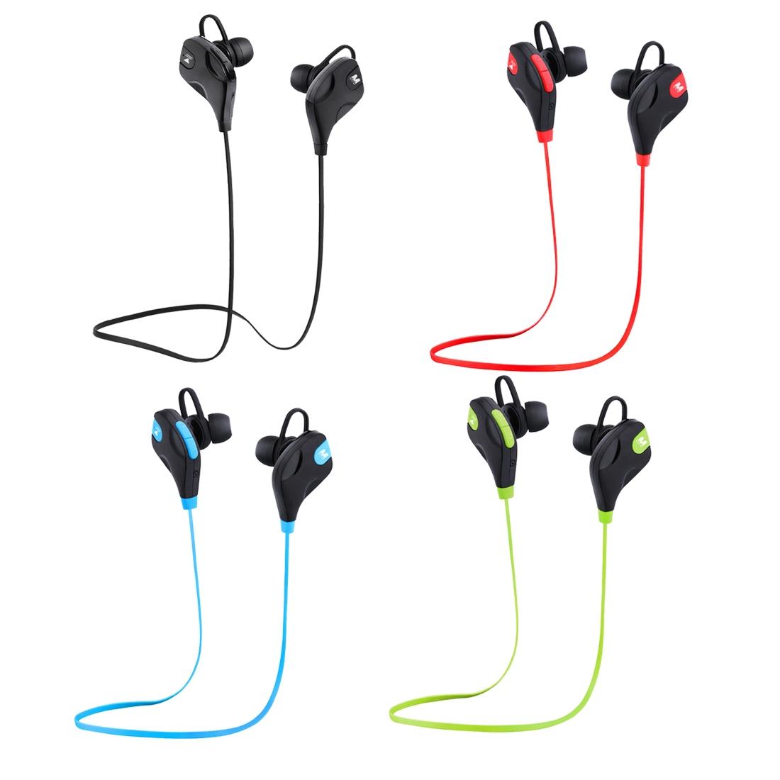 Wireless Bluetooth Earphones with Mic & Control - M8 - Blue