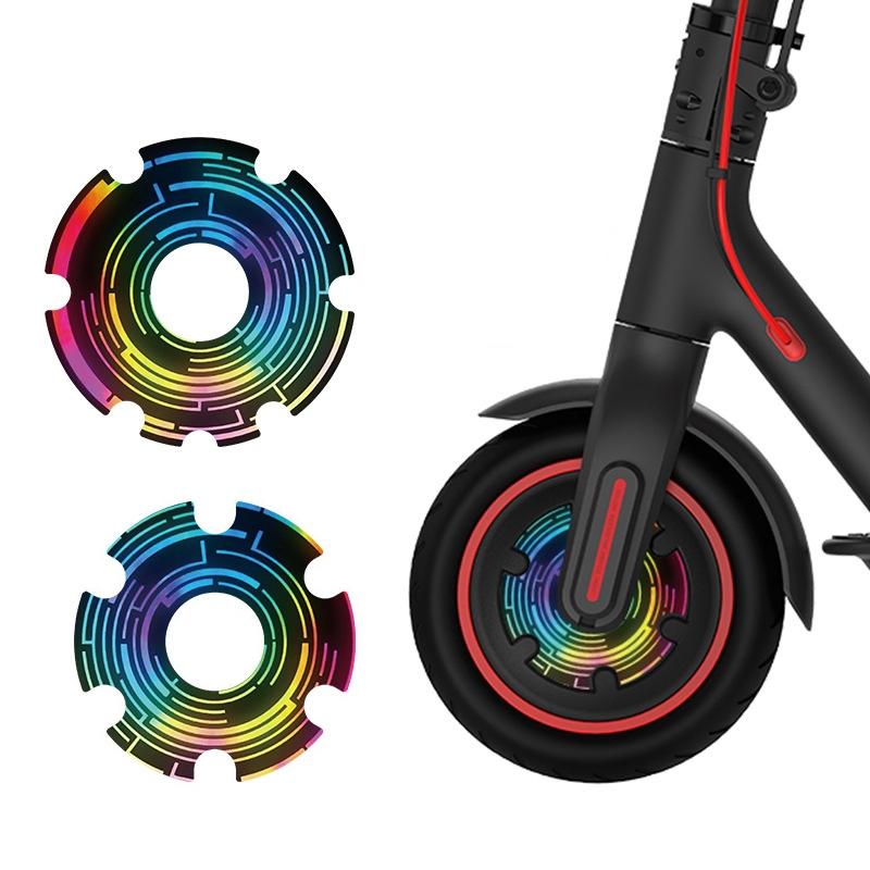 Waterproof Sticker for Xiaomi M365 Scooter Motor - 1 Pair - Colorful 12