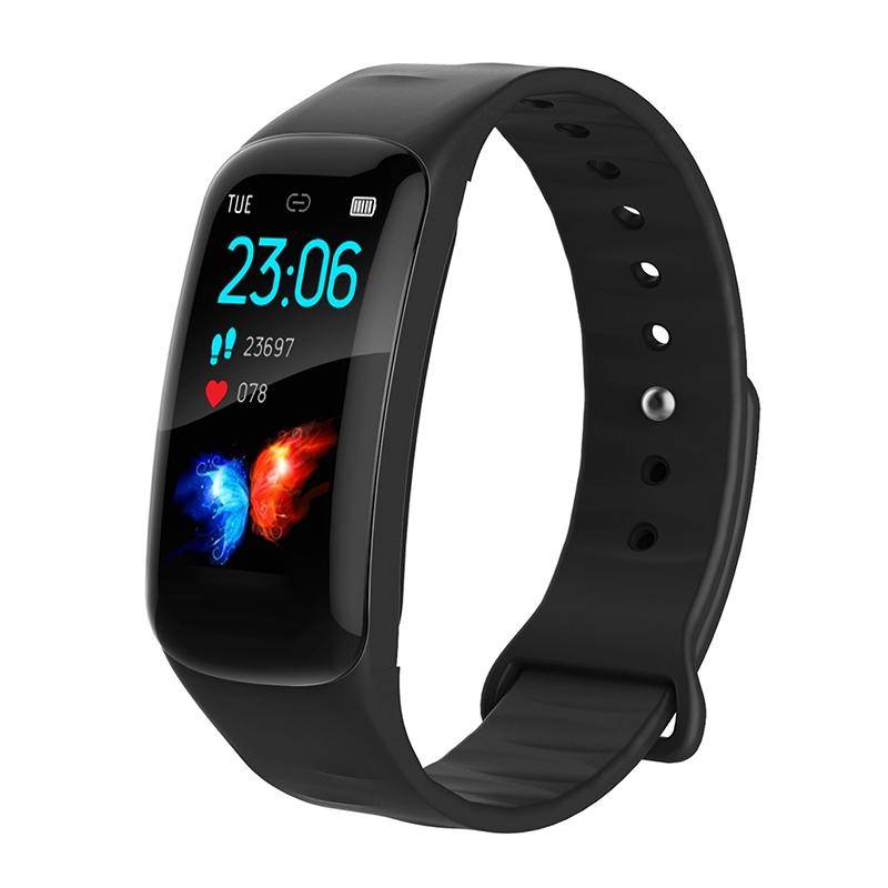 Waterproof Smart Bracelet With Step Heart And Sleep Monitoring - Ip67 - Blue