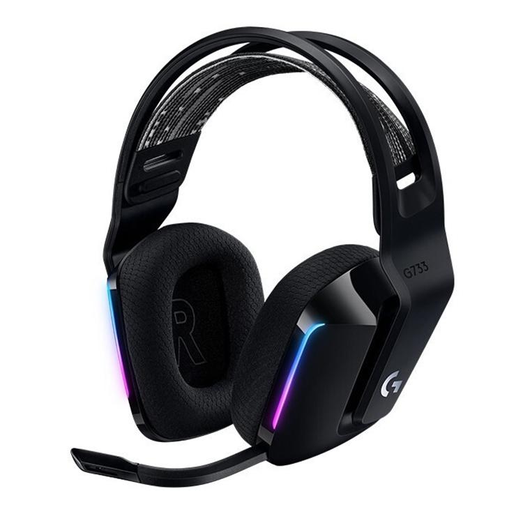 Wireless Rgb Gaming Headset With Light Speed - Blue