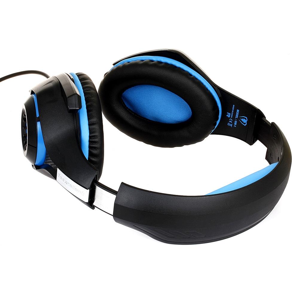 Gm-1 Gaming Headset With Mic & Led Blue