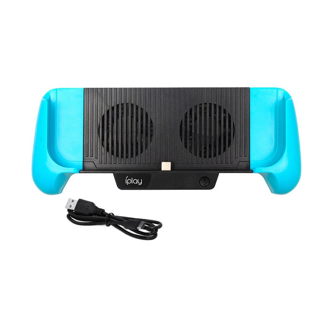 Lite Charging Grip with Cooling Fan - Enhance your Gaming Experience - Blue