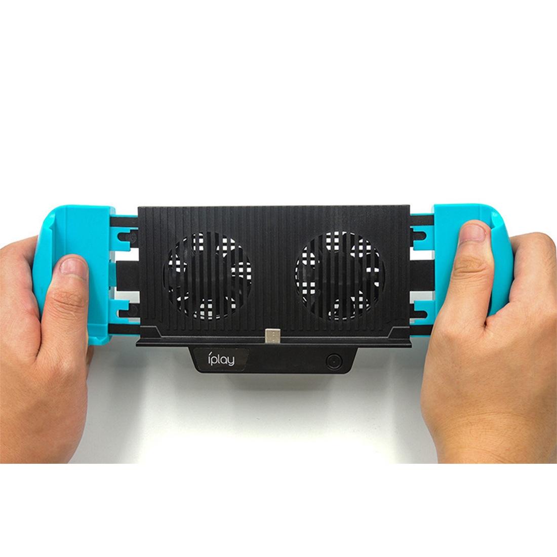 Lite Charging Grip with Cooling Fan - Enhance your Gaming Experience - Blue