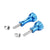 Aluminum Thumb Knob Set for Gopro Insta360 Dji Action Cameras - Blue