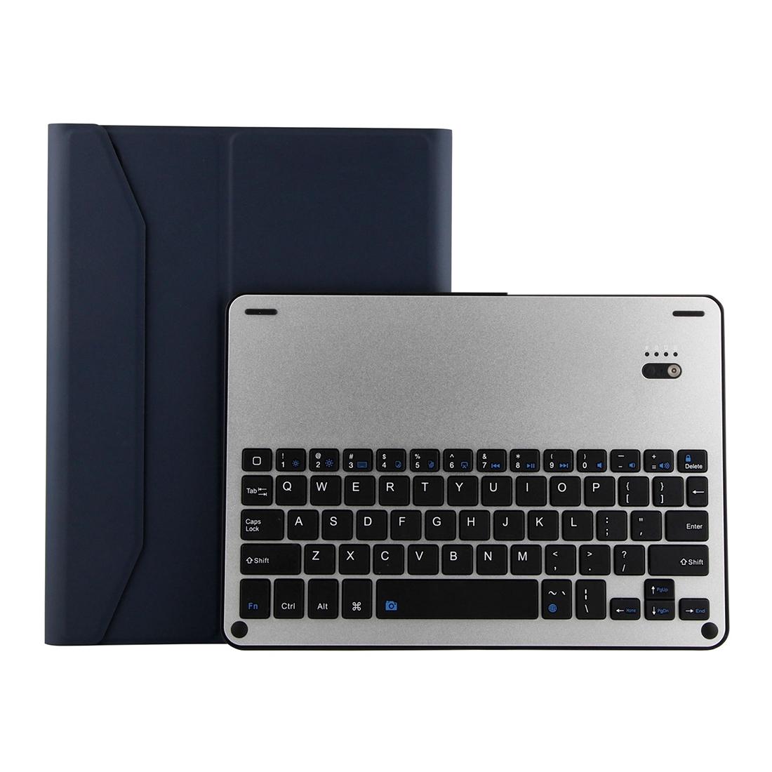 Bluetooth Keyboard &amp; Leather Tablet Case For Ipad Air / Pro 9.7 - Detachable Water Repellent Magnetic Sleep Function 3-Gear Angle Adjustment Pen Slot - Blue