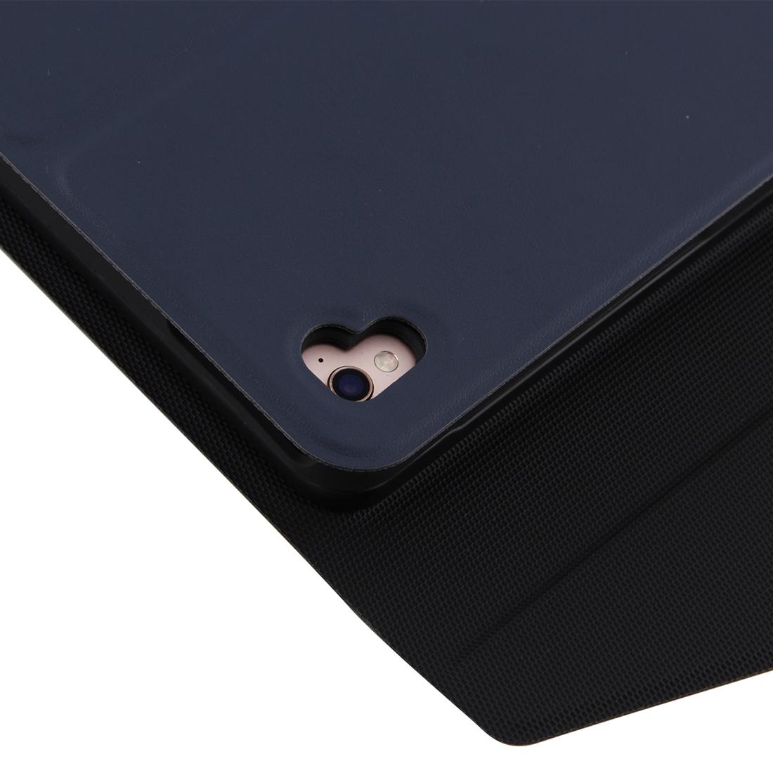 Bluetooth Keyboard & Leather Tablet Case For Ipad Air / Pro 9.7 - Detachable Water Repellent Magnetic Sleep Function 3-Gear Angle Adjustment Pen Slot - Blue