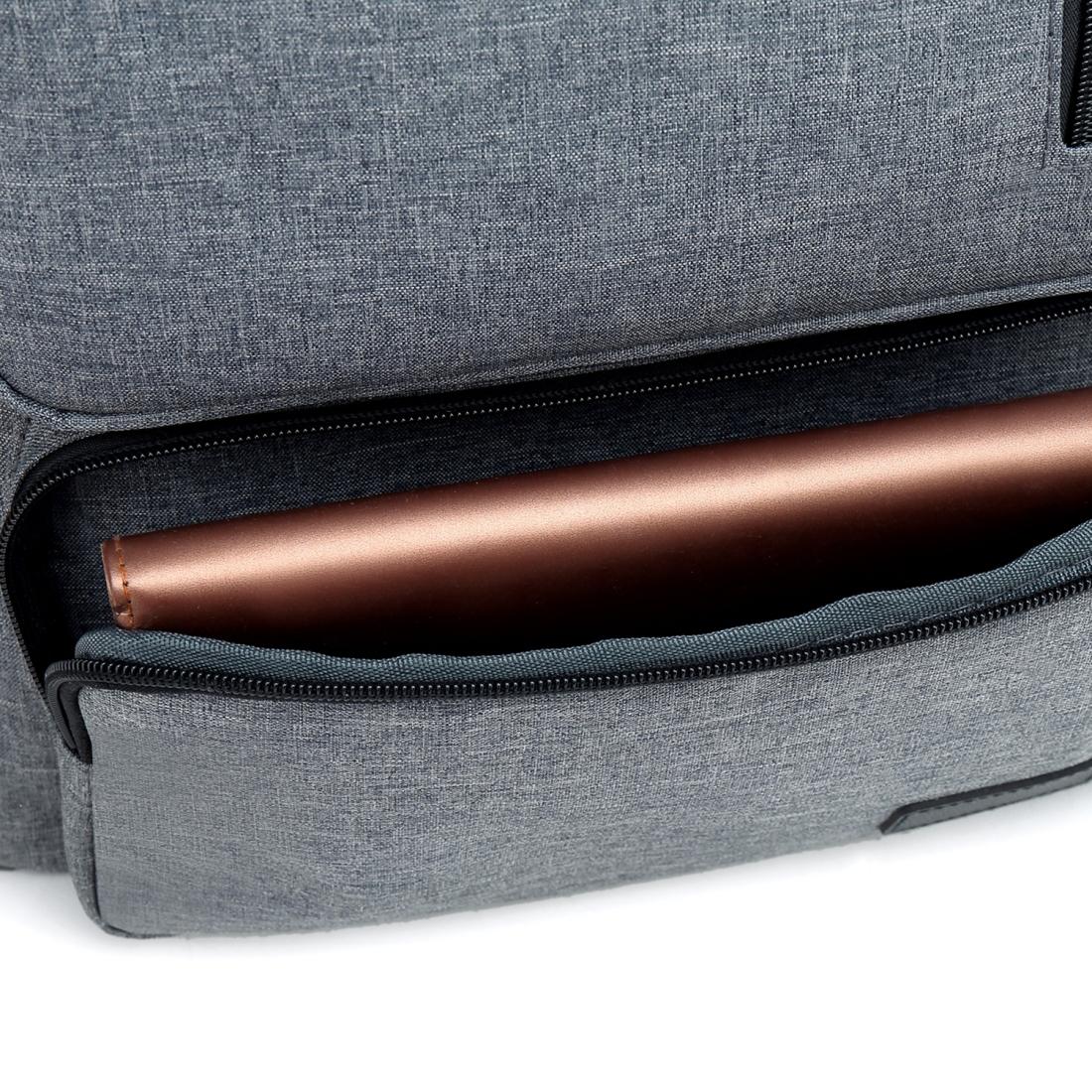 Stylish Notebook Tablet Backpack - Spacious & Casual - Blue