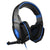 Pc Gaming Headset With Mic Led Volume Control 2.2M Cable Blue / Black - Pc0105L