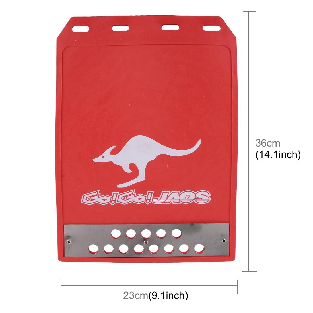 Premium Heavy Duty Molded Splash Front And Rear Mud Flaps Fender Guard Medium Size Random Pattern Delivery - Blue