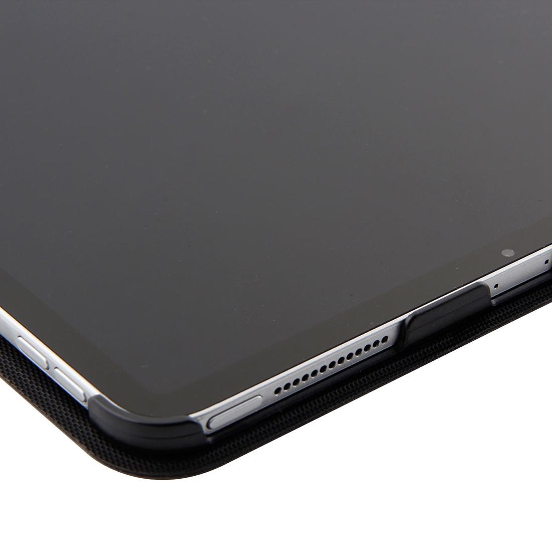 Bluetooth Keyboard & Leather Tablet Case For Ipad Pro 11 2018 - Detachable Aluminum Three-Gear Magnetic Sleep Function - Blue