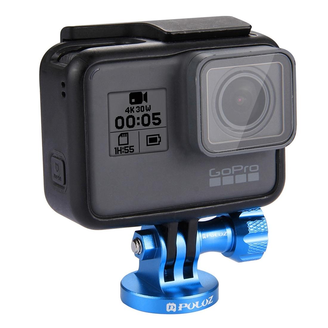 Universal Tripod Mount for Action Cameras - Blue