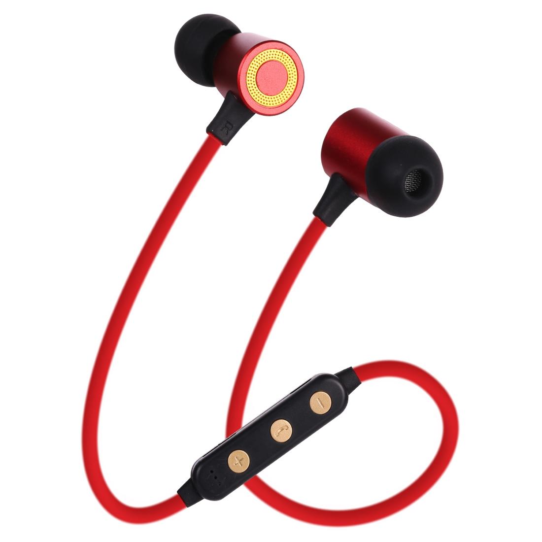 Wireless Magnetic Headphones with Tf Card Support - Portable - Blue