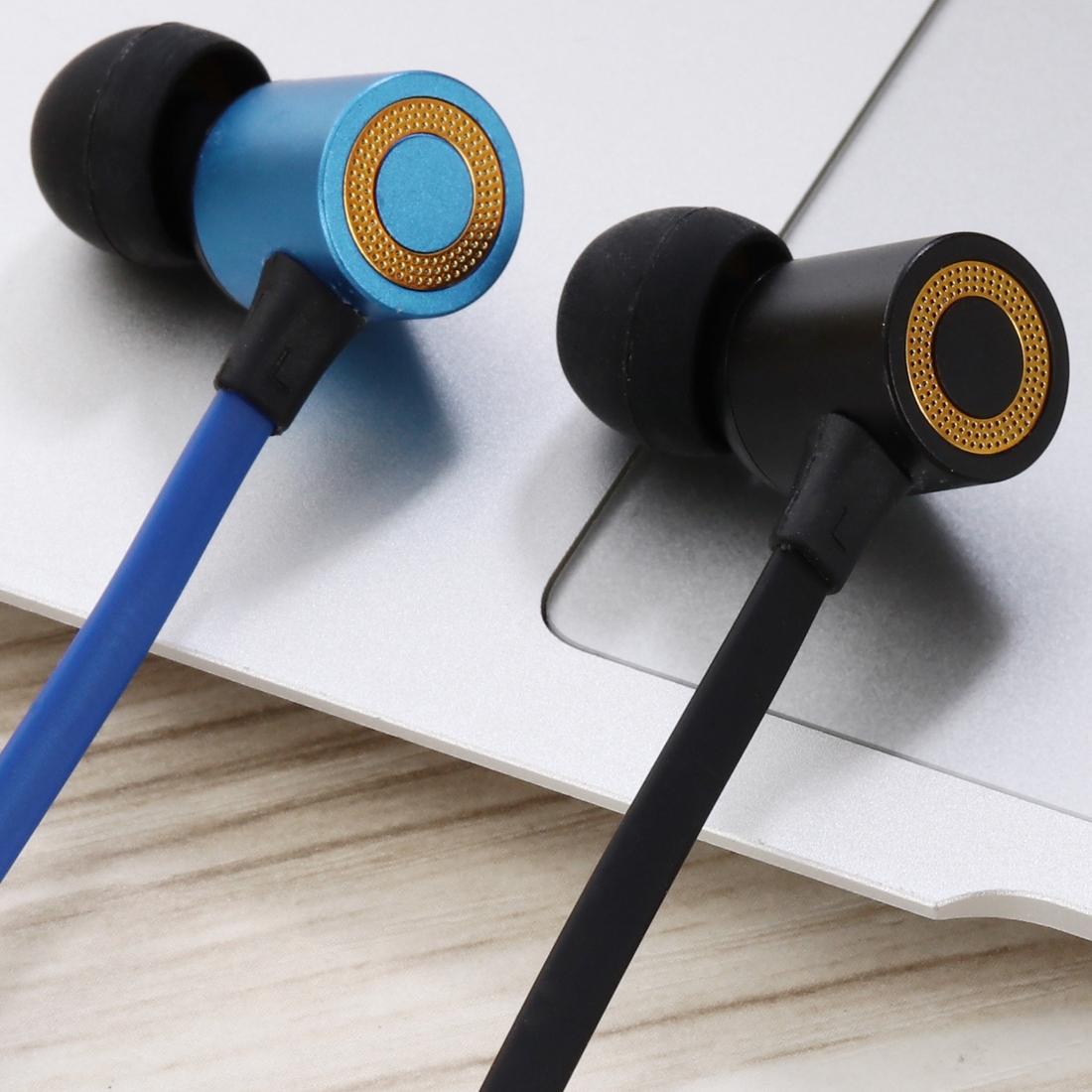 Wireless Magnetic Headphones with Tf Card Support - Portable - Blue