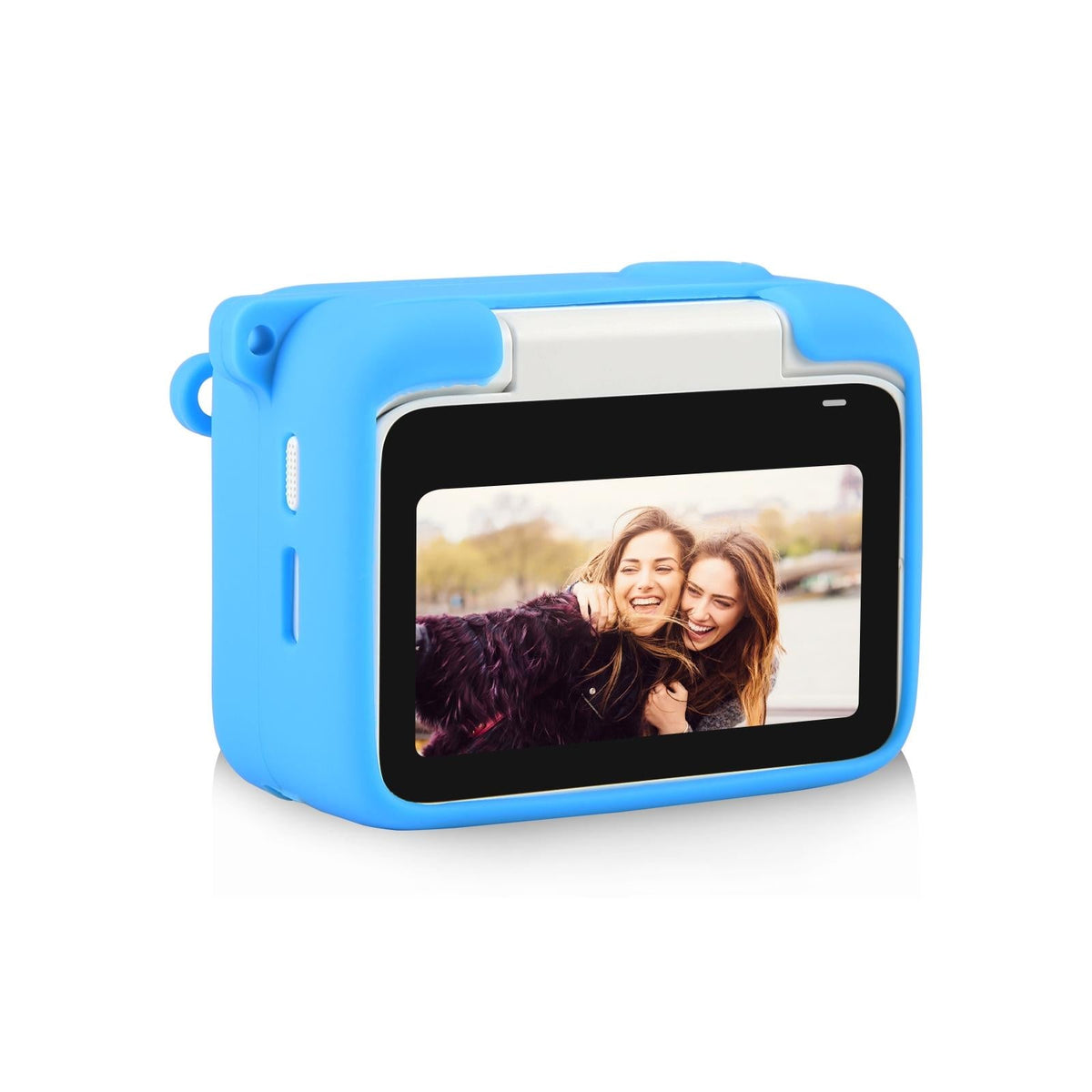 Insta360 Go 3 Charging Case with Silicone Cover Lens Cap and Strap - Blue