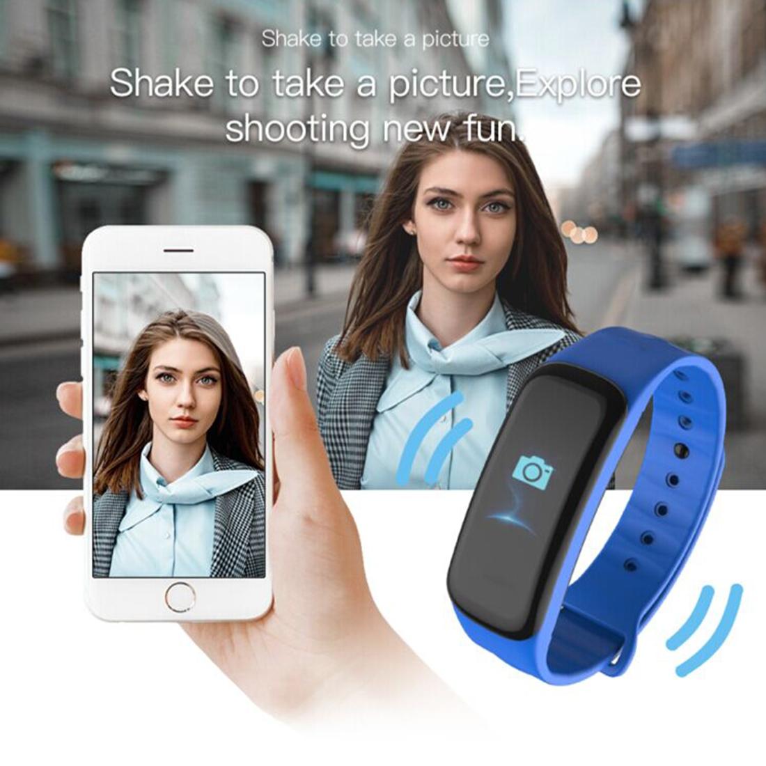 Bluetooth Fitness Tracker With Heart Rate & Sleep Monitor - Waterproof - Blue