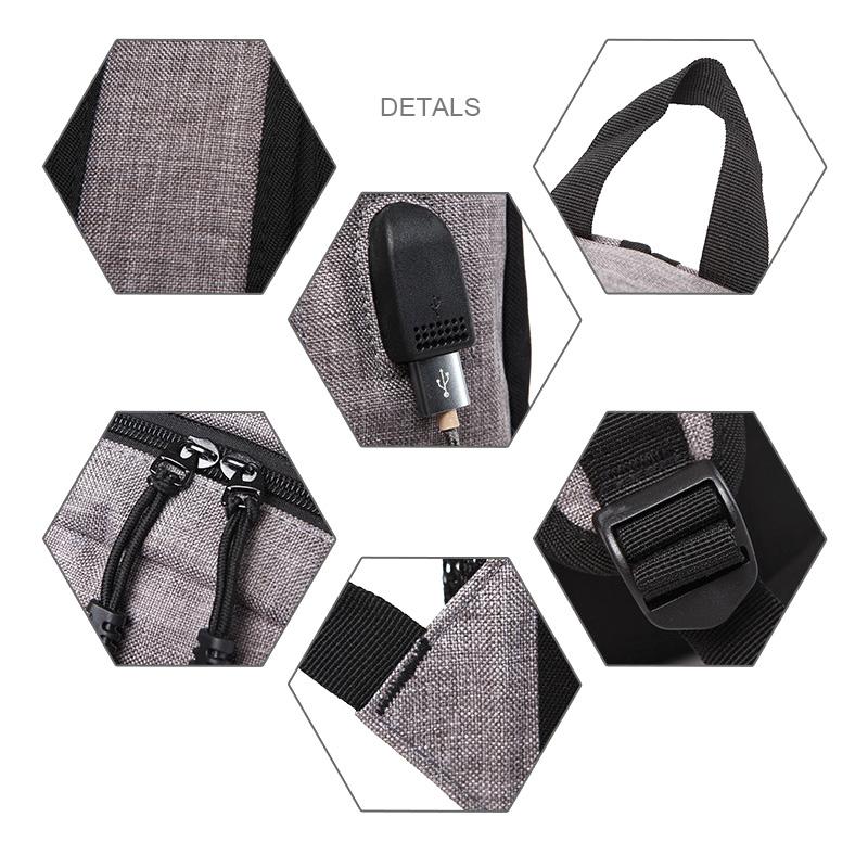Multi-function Laptop Backpack with Usb Port - Fits 15.6 Macbook Samsung Sony Dell Alienware Chuwi Asus Hp - 46x32x12cm - Blue