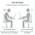 Adjustable Notebook Stand for Improved Cooling and Comfort - Blue
