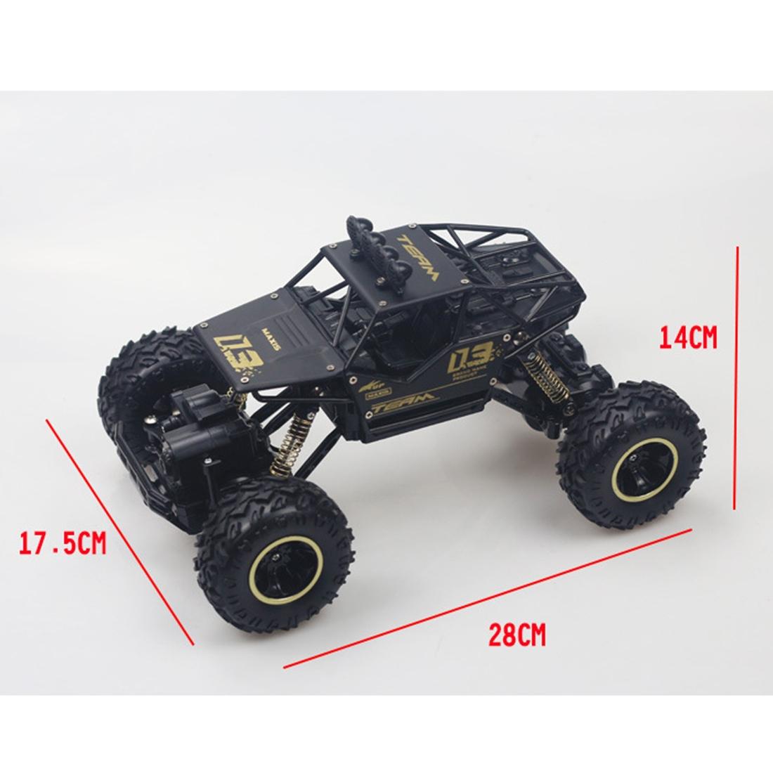 Large 1 16 Alloy Climbing Car - 28cm Remote Control Toy for Cross-country Adventures - Blue