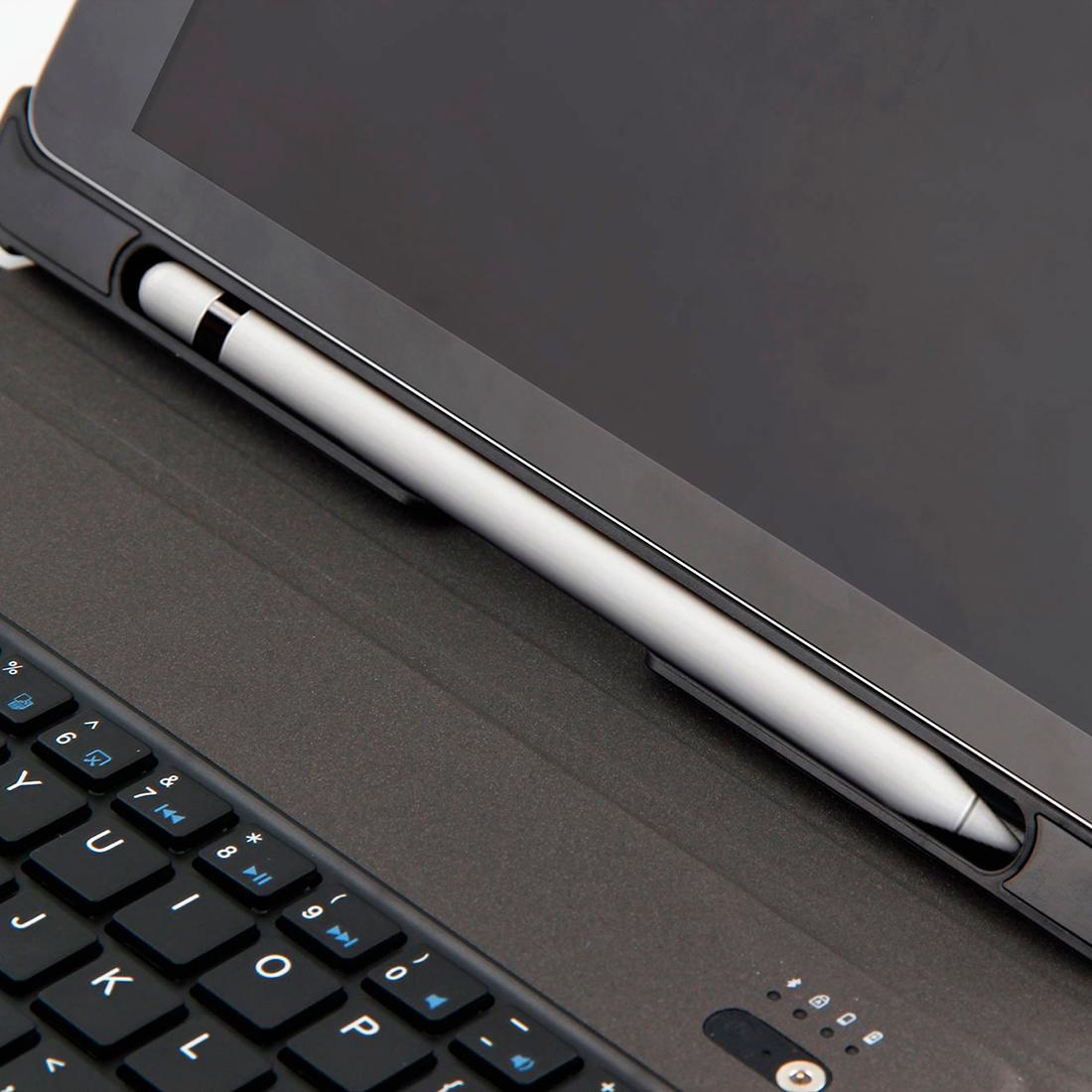 Detachable Bluetooth Keyboard & Leather Tablet Case For Ipad Air / Pro 9.7 - Blue