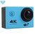 170 Degree Wide Angle Wifi Action Camera with Waterproof Case - Supports 64gb Micro Sd - Blue