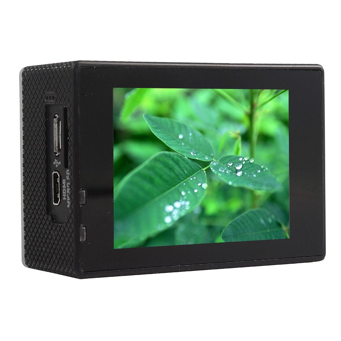 170 Degree Wide Angle Wifi Action Camera with Waterproof Case - Supports 64gb Micro Sd - Blue