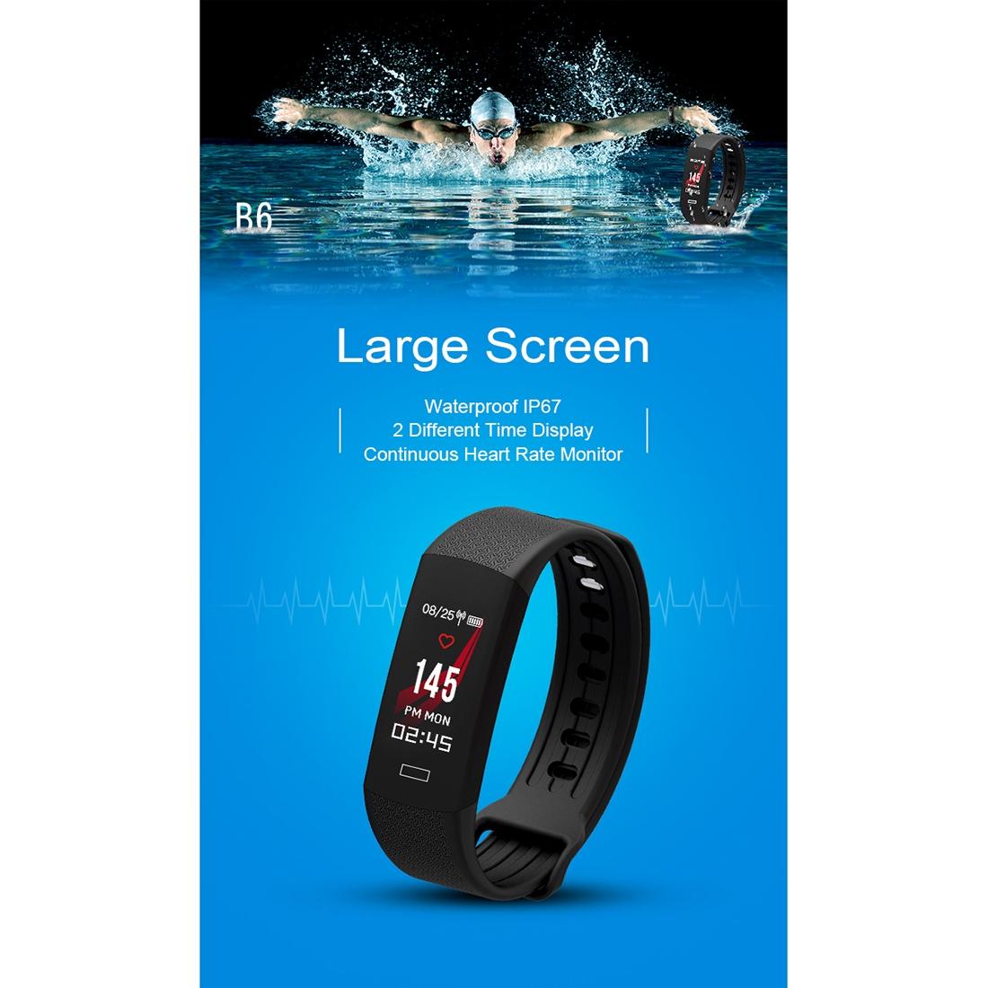 Fitness Tracker With Heart Rate Monitor - Tft Display - Blue