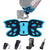3-way Pivot Arm Butterfly Helmet Mount for Gopro Hero12 - Blue