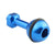 Universal 1 / 4 Ball Adapter for Action Cameras - Compatible with Gopro Insta360 Dji and More - 2.5cm Diameter - Blue