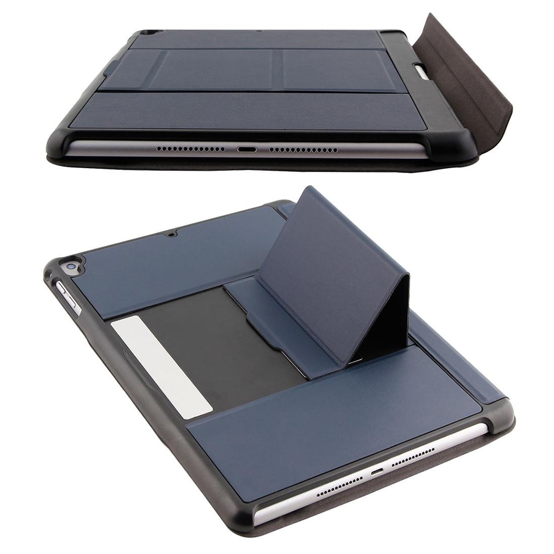 Bluetooth Keyboard & Leather Tablet Case For Ipad Air / Pro 9.7 - Detachable Ultra-Thin Multi-Angle Backlit - Blue
