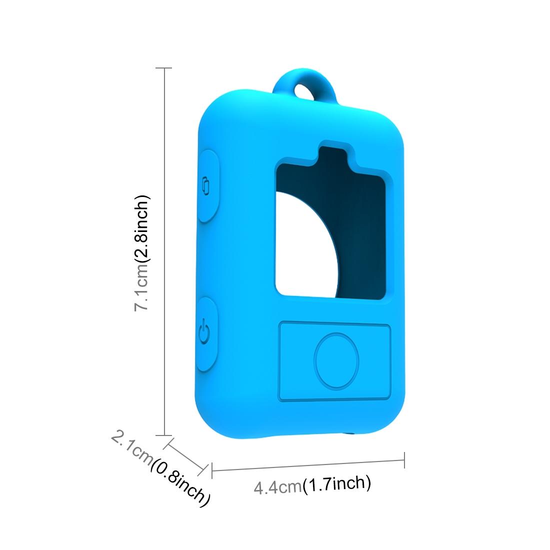 Protective Silicone Case for Insta360 one x X2 X3 with Rs Remote - Blue