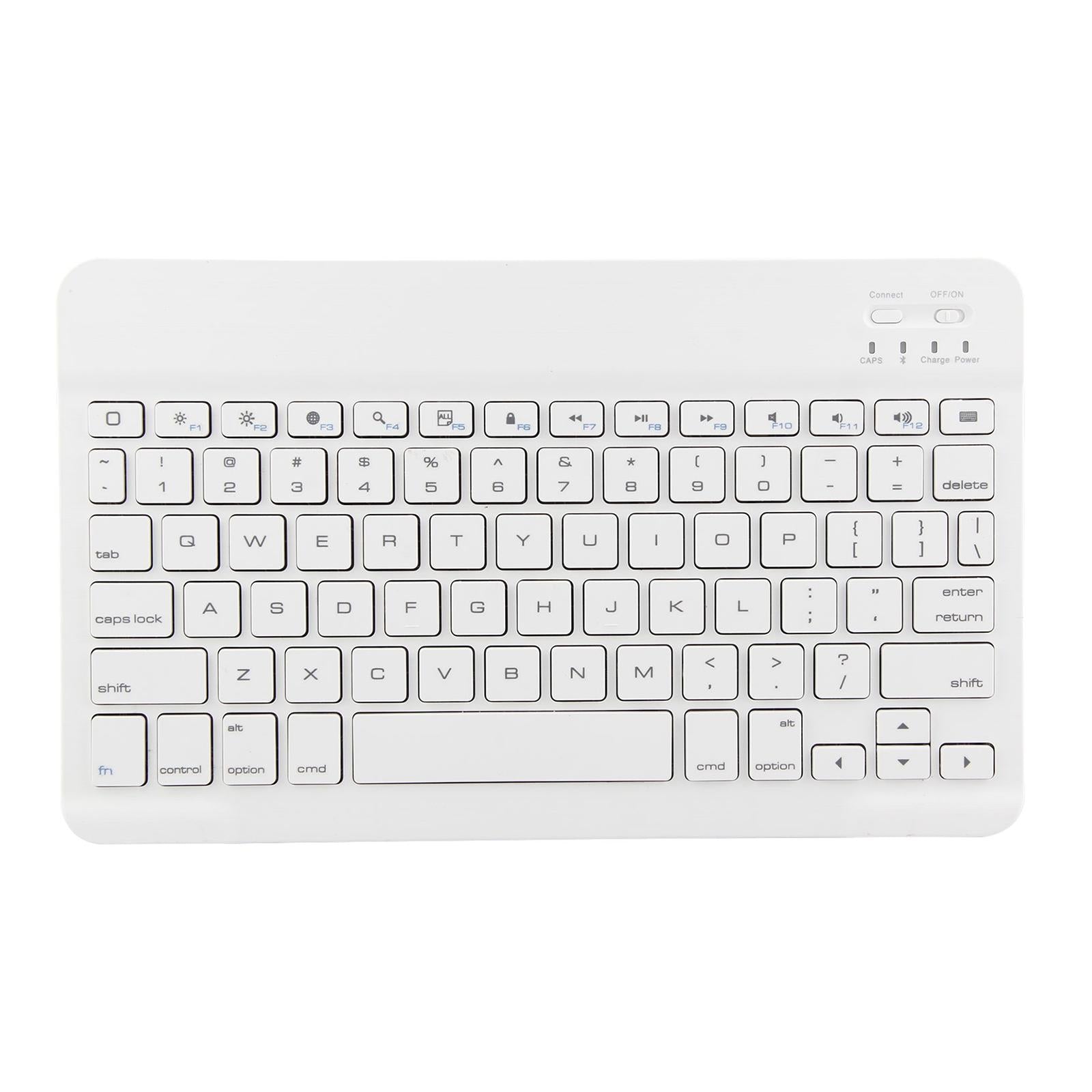 Bluetooth Keyboard & Leather Tablet Case For Ipad Air / Pro 9.7 - Three-Gear Angle Adjustment Magnetic Sleep Function - Abs Brushed Texture - Blue