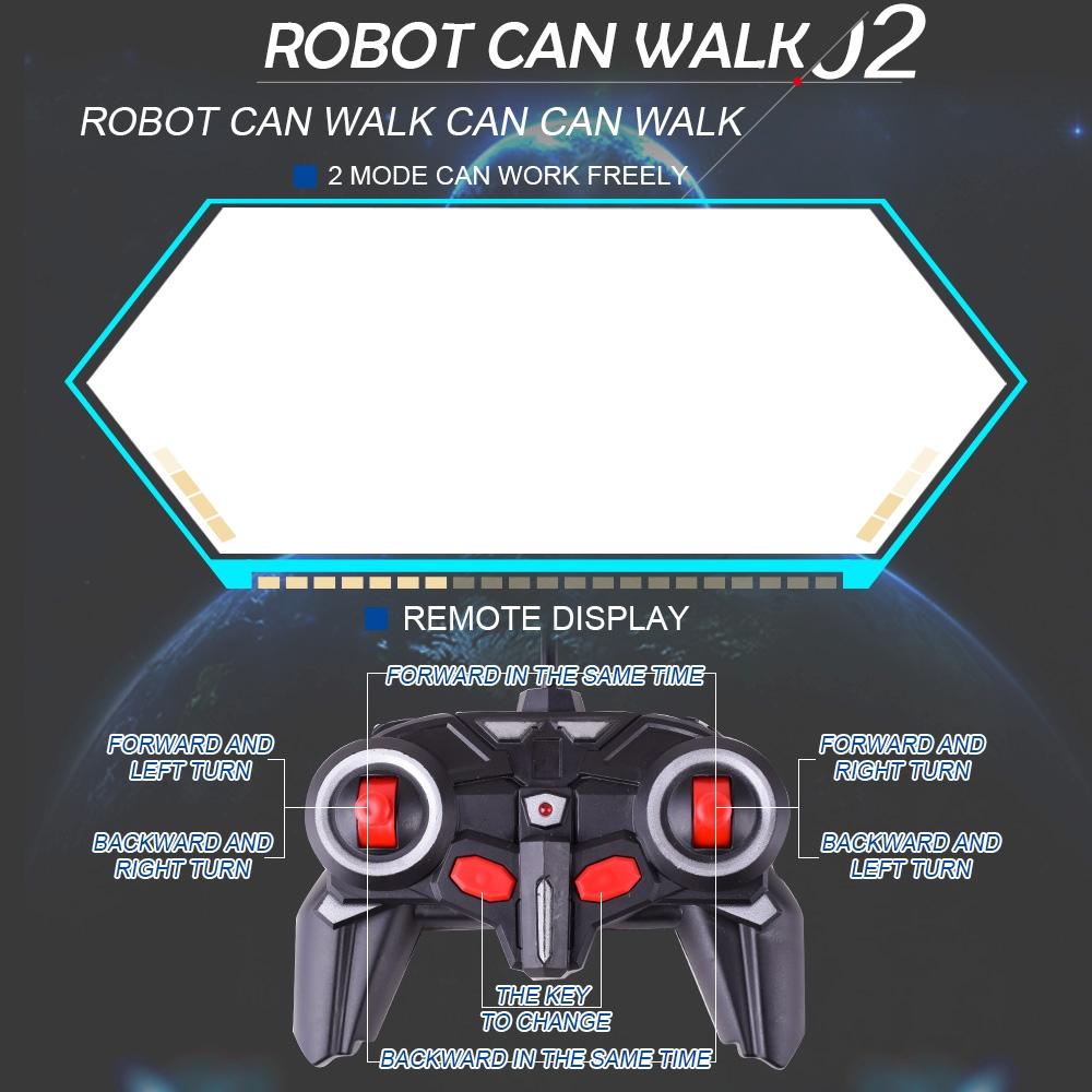 Remote-controlled Deformable Toy Car - 4 Channels - Blue