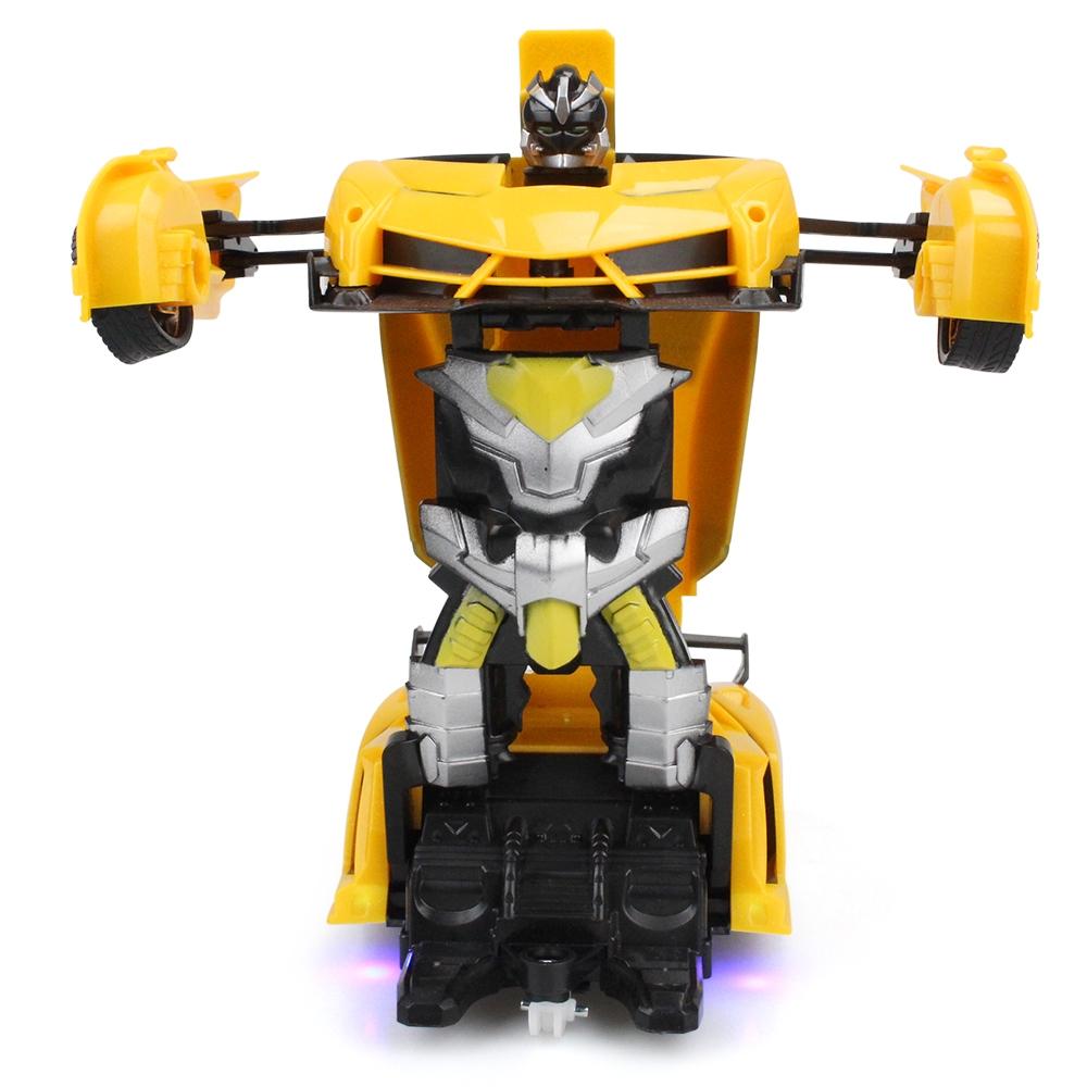 Remote-controlled Deformable Toy Car - 4 Channels - Blue