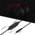 3.5Mm Noise-Canceling Gaming Headset With Retractable Mic - Black Blue