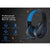 3.5Mm Noise-Canceling Gaming Headset With Retractable Mic - Black Blue