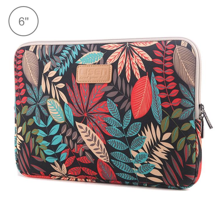 Colourful Leaves Sleeve Case for Amazon Kindle - Zipper Briefcase - Blue